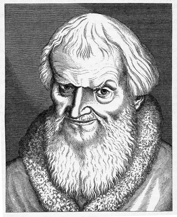 Framed Print : Hans Sachs (1494-1576), poet, mastersinger