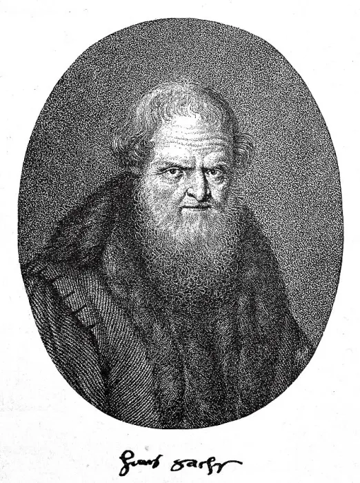 Framed Print : Hans Sachs, 5 November 1494, 19 January 1576
