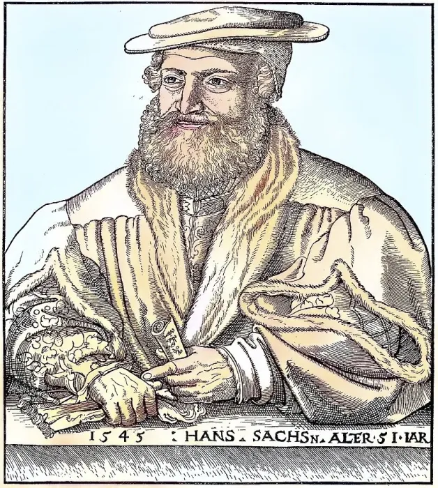 Framed Print : Hans Sachs aged 51, Hans Sachs Framed Print : Hans Sachs aged 51, Hans Sachs