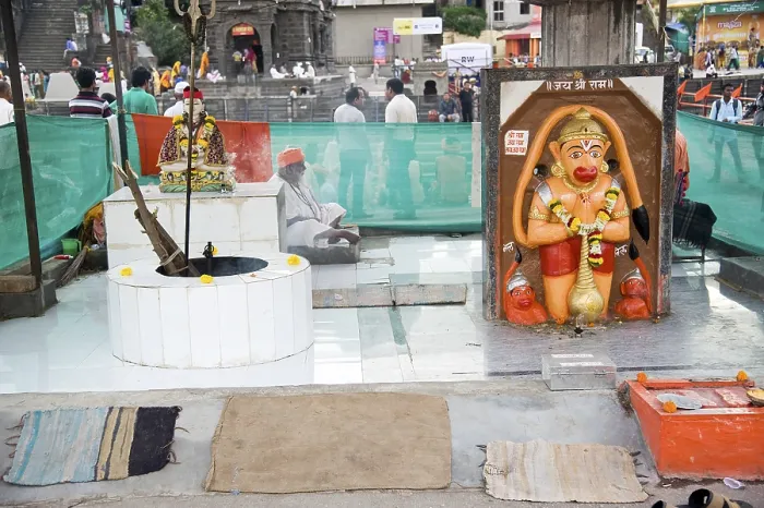 Framed Print : Hanuman temple, panchavati ramkund Framed Print : Hanuman temple, panchavati ramkund