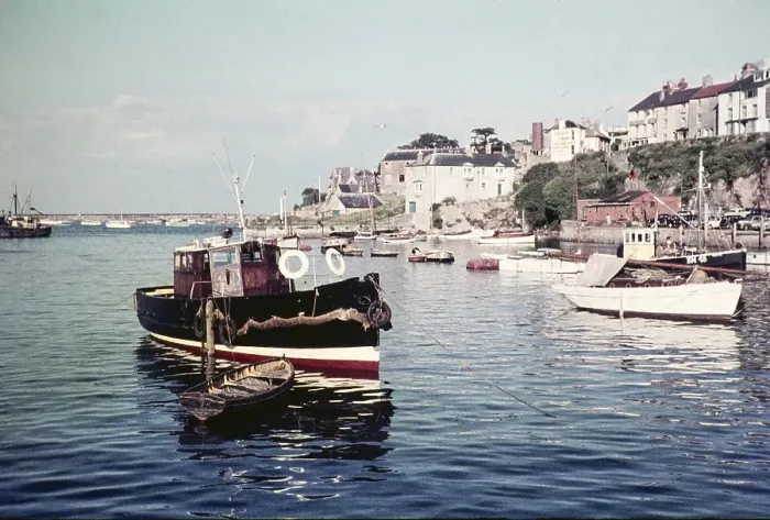Framed Print : Harbour of Brixham, Devon, England, Uk September 1960 Framed Print : Harbour of Brixham, Devon, England, Uk September 1960