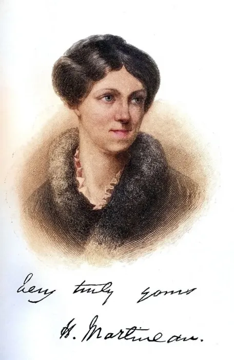 Framed Print : Harriet Martineau (born 12 June 1802 in Norwich) Framed Print : Harriet Martineau (born 12 June 1802 in Norwich)
