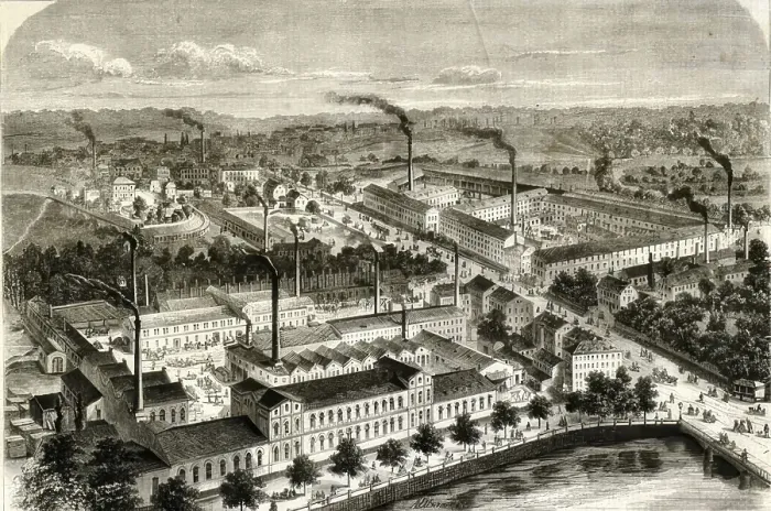 Framed Print : The Hartmann machine factory in Chemnitz, around 1900, Saxony, Germany, digitally enhanced reproduction from a historical original, public domain, Europe Framed Print : The Hartmann machine factory in Chemnitz, around 1900, Saxony, Germany, digitally enhanced reproduction from a historical original, public domain, Europe
