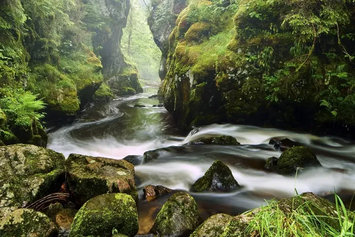 Framed Print : Haslach Gorge, Haslach, Rechenfelsen Framed Print : Haslach Gorge, Haslach, Rechenfelsen