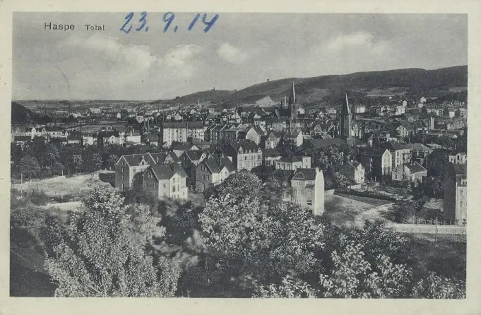 Framed Print : Haspe, eastern Ruhr area, North Rhine-Westphalia