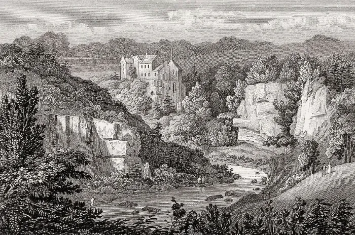 Framed Print : Hawthornden Castle, Midlothian Framed Print : Hawthornden Castle, Midlothian
