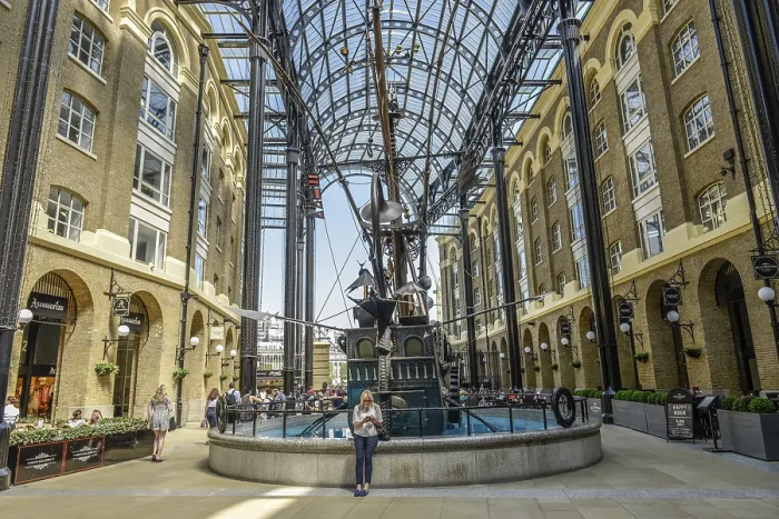 Framed Print : Hay's Galleria, Battle Bridge Framed Print : Hay's Galleria, Battle Bridge