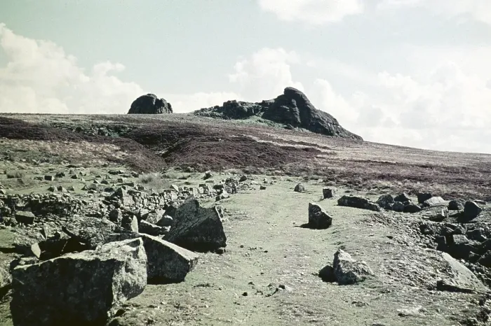 Framed Print : Haytor Rocks, Dartmoor National Park, Devon, England, United Kingdom September 1960
