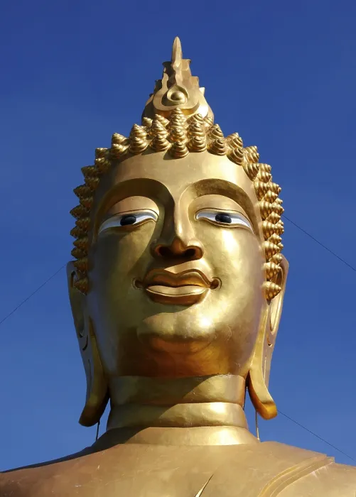 Framed Print : Head of a Buddha, Thailand, Asia Framed Print : Head of a Buddha, Thailand, Asia
