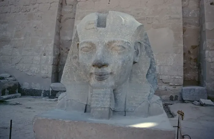 Framed Print : Head, Ramses II, statue, Luxor Temple Framed Print : Head, Ramses II, statue, Luxor Temple