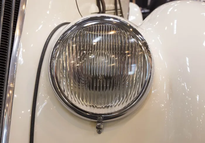 Framed Print : Front with headlights of the BMW 319 / 1 Roadster