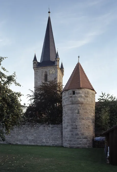 Framed Print : HeBdorf, Hannberg. Nativity of Mary fortified church