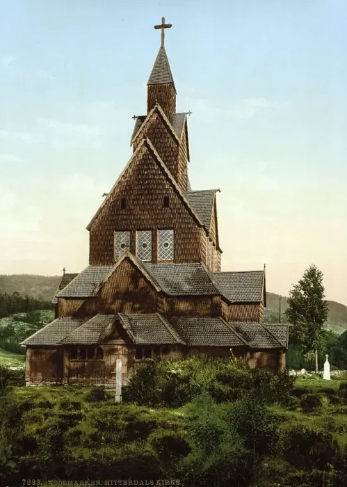 Framed Print : Heddal Stave Church, Hitterdal Church