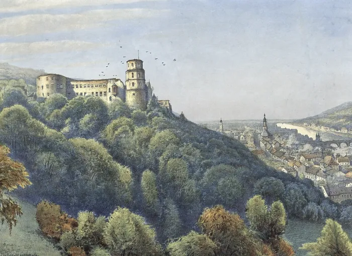 Framed Print : Heidelberg, city on the Neckar Framed Print : Heidelberg, city on the Neckar