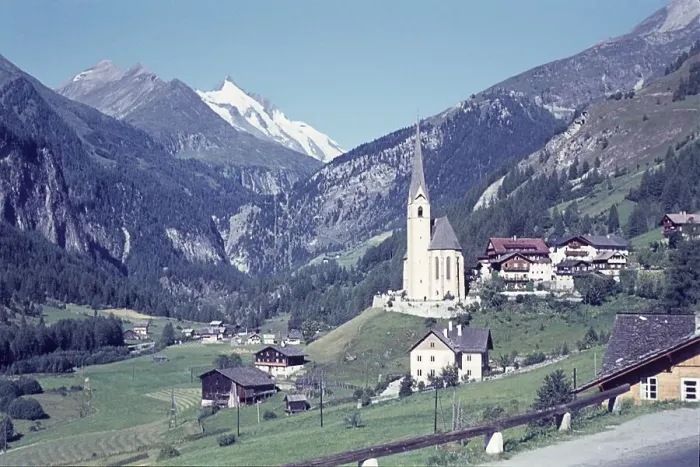 Framed Print : Heiligenblut with Grossglockner