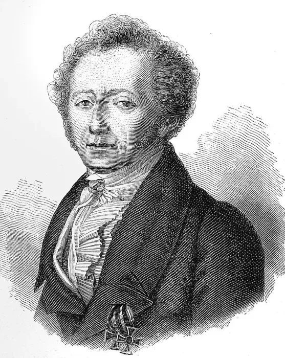 Framed Print : Heinrich Clauren, in fact Carl Gottlieb Samuel Heun (1771 - 1854)