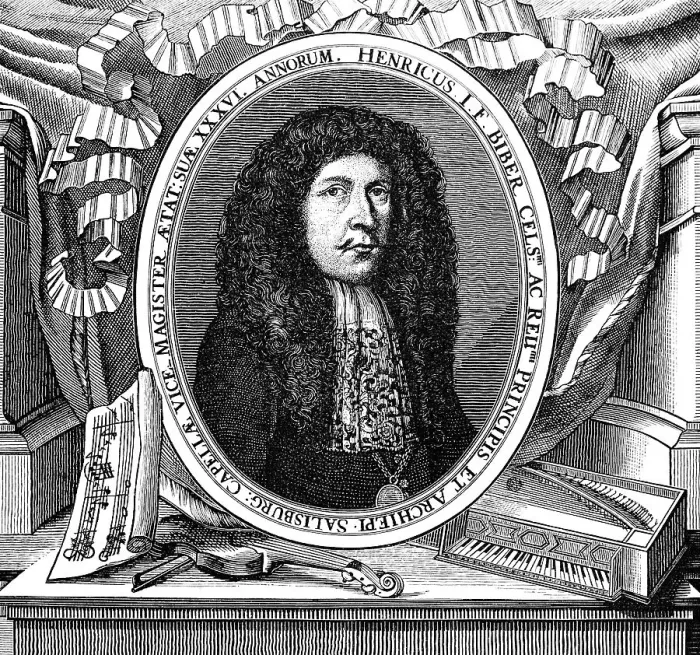 Framed Print : Heinrich Ignaz Franz von Biber (1648-1704)