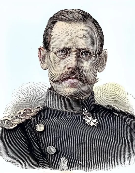 Framed Print : Heinrich Karl Ludwig Adolf von Gluemer