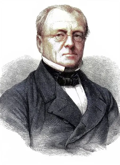 Framed Print : Heinrich Leo, 1799 to 1878, a German historian and Prussian politician