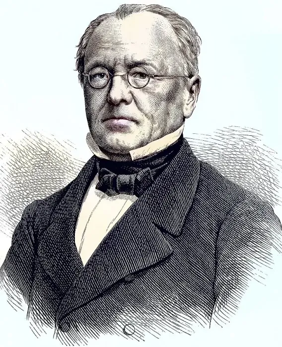 Framed Print : Heinrich Leo, 19 March 1799, 24 April 1878