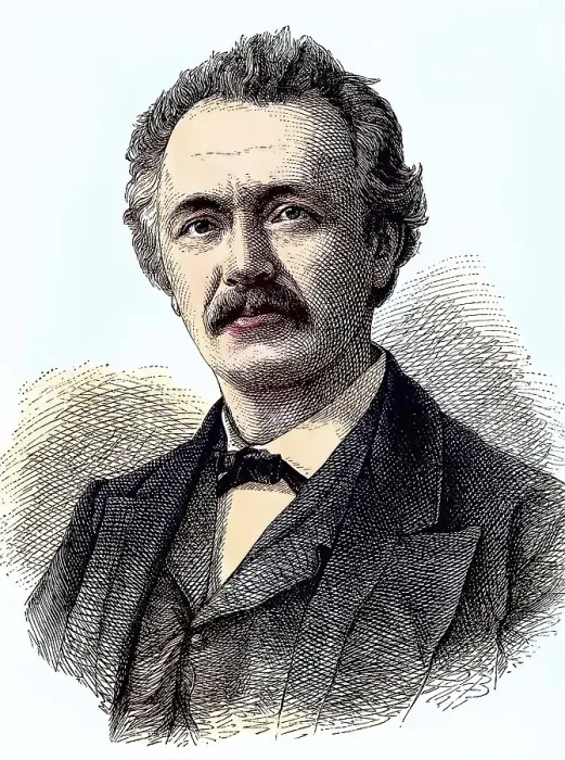 Framed Print : Heinrich Schliemann, 1822, 1890