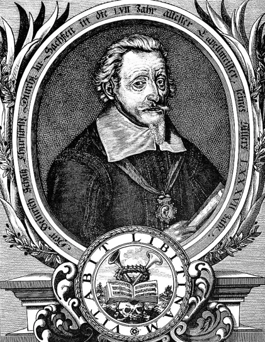 Framed Print : Heinrich Schuetz (1585-1672), composer of sacred concertos and oratorios