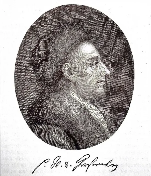 Framed Print : Heinrich Wilhelm von Gerstenberg