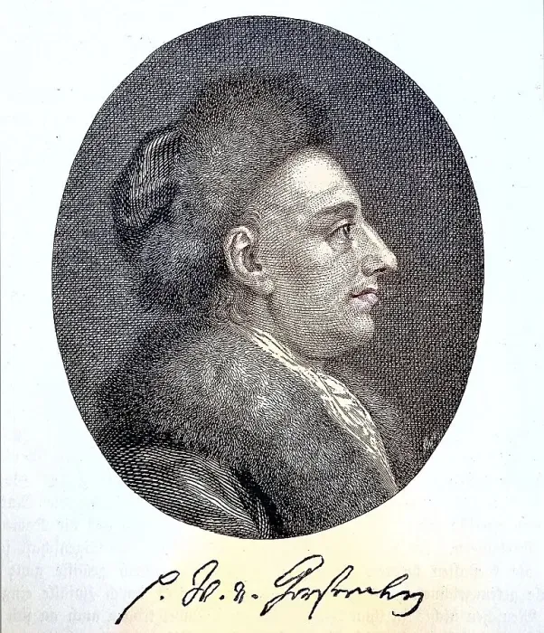 Framed Print : Heinrich Wilhelm von Gerstenberg