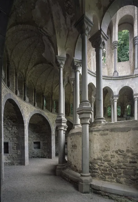 Framed Print : Heisterbach, choir ruins of the former Cistercian monastery