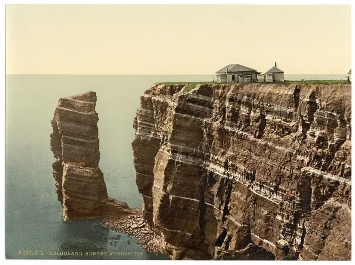 Framed Print : Helgoland Island in the North Sea
