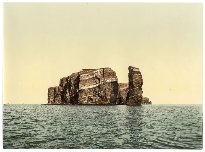 Framed Print : Helgoland Island in the North Sea