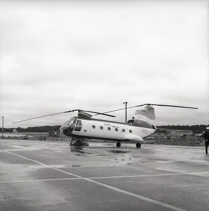Framed Print : Helicopter history. The Boeing Vertol 107 Framed Print : Helicopter history. The Boeing Vertol 107