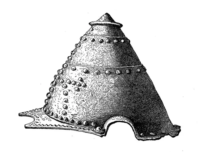 Framed Print : Helmet from the time of Alfred the Great