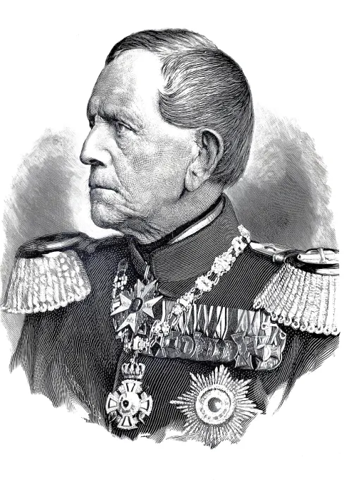 Framed Print : Helmuth Karl Bernhard von Moltke