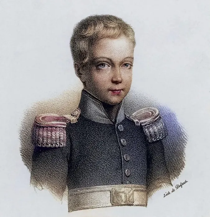 Framed Print : Henri, Duke of Bordeaux (1820-1883) Posthumous son of Charles Ferdinand