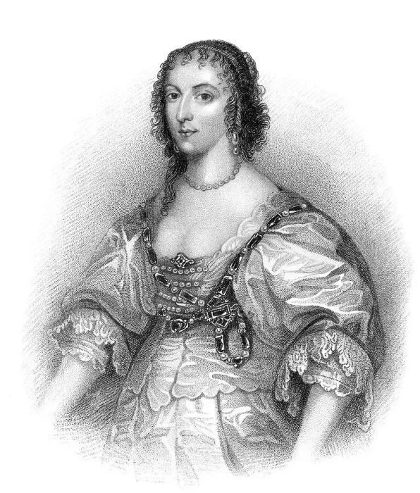 Framed Print : Henrietta oder Henriette Maria von Frankreich Framed Print : Henrietta oder Henriette Maria von Frankreich