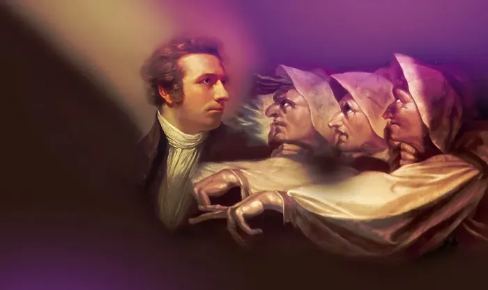 Framed Print : Henry Fuseli or Johann Heinrich Fuessli, 1741 - 1825, Swiss painter, draughtsman and writer, digitally edited after Northcote, 1778, Prophecy from the witches, scene from The Tragedy of Macbeth by William Shakespeare Framed Print : Henry Fuseli or Johann Heinrich Fuessli, 1741 - 1825, Swiss painter, draughtsman and writer, digitally edited after Northcote, 1778, Prophecy from the witches, scene from The Tragedy of Macbeth by William Shakespeare