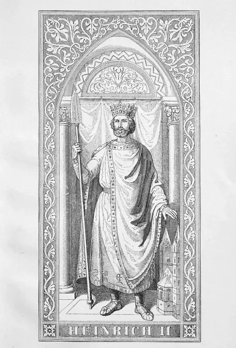 Framed Print : Henry II (6 May 973 or 978) (13 July 1024)