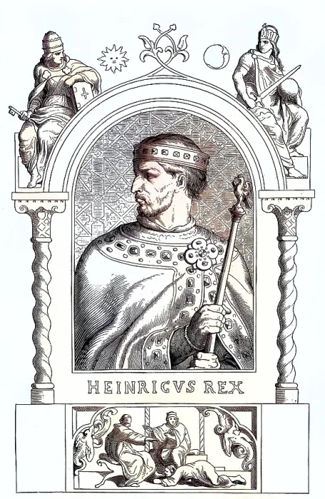 Framed Print : Henry IV (born 11 November 1050)