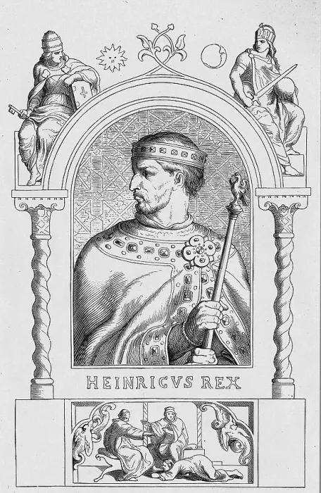 Framed Print : Henry IV (born 11 November 1050) (died 7 August 1106)
