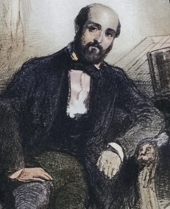 Framed Print : Henry Murger, 1822-1861, French writer Framed Print : Henry Murger, 1822-1861, French writer