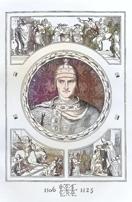 Framed Print : Henry V (born 1081 or 1086, died 23)