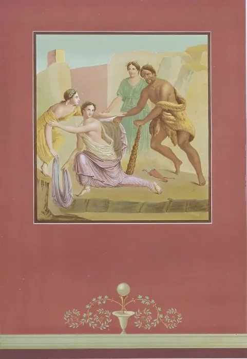 Framed Print : Hercules and Iole, in Greek mythology the daughter of King Eurytos of Oichalia