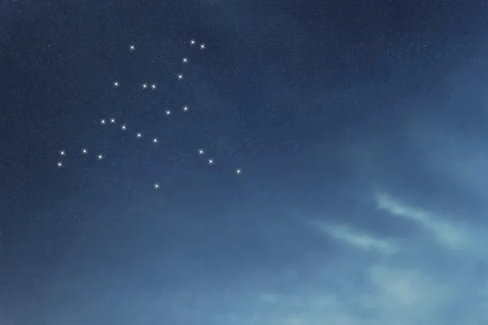 Framed Print : Hercules star constellation, Night sky