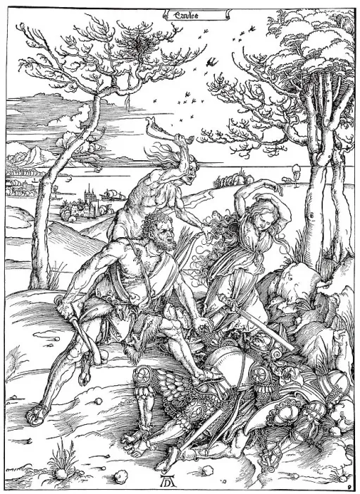 Framed Print : Hercules, woodcut by Albrecht Duerer Framed Print : Hercules, woodcut by Albrecht Duerer