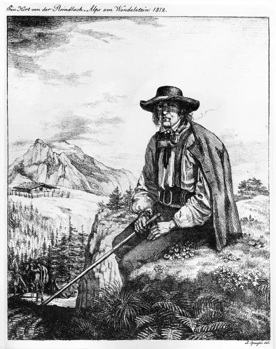 Framed Print : Herder, Reidlachalm, Wendelstein