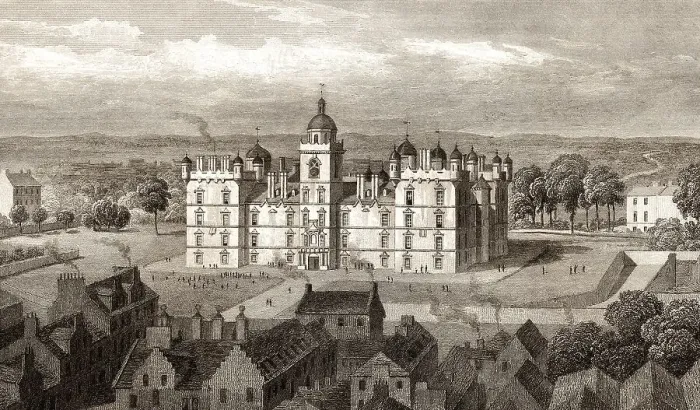 Framed Print : Heriot's Hospital, from the Castle hill