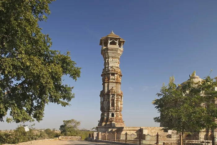 Framed Print : Heritage Kirti Stambh built in 1301 AD