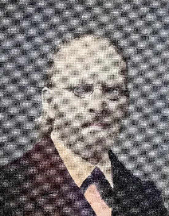 Framed Print : Hermann Hueffer, 24 March 1830, 15 March 1905, was a German historian and jurist, Historical, digitally restored reproduction from a 19th century original