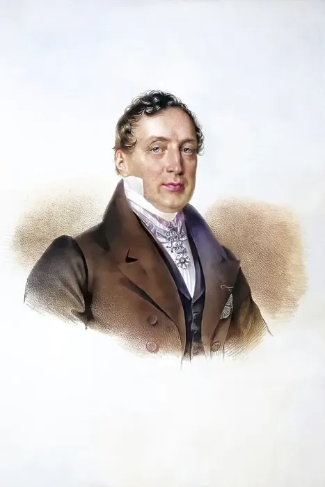 Framed Print : Hermann Josef Baron Diller (1766-1832)
